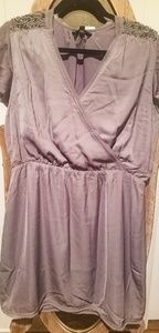 Banana republic size L petite gray cocktail dress